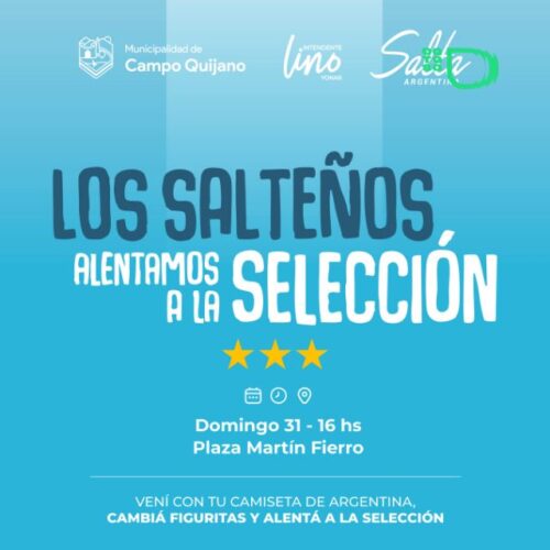 Campo Quijano se suma a la cuenta regresiva rumbo al Mundial con una jornada para toda la familia