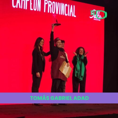 Tomás Gabriel Adad, de Orán, ganó el 5° Concurso Provincial de la Empanada