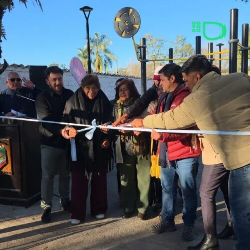 Campo Quijano inauguró el Paseo de Bienestar «San Cayetano», un nuevo espacio para la comunidad
