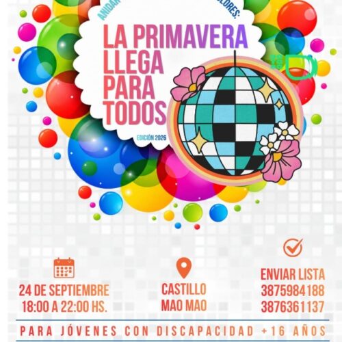 Una fiesta donde la primavera realmente llega para todos