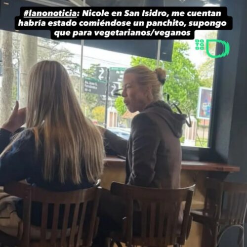 ¿Nicole Neumann comiendo un pancho? La foto que encendió las redes