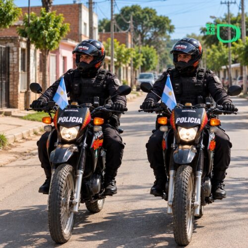 Más policías en moto para 25 barrios: inauguran un centro de seguridad en la zona norte